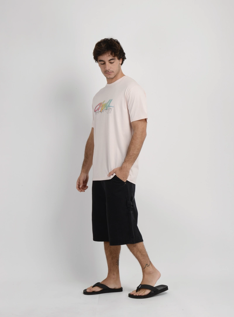 POLERA MANGA CORTA KEYS FL  ROSADO CLARO - 3