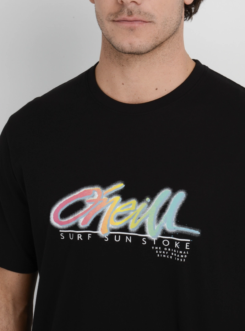 POLERA MANGA CORTA KEYS FL  NEGRO - 5