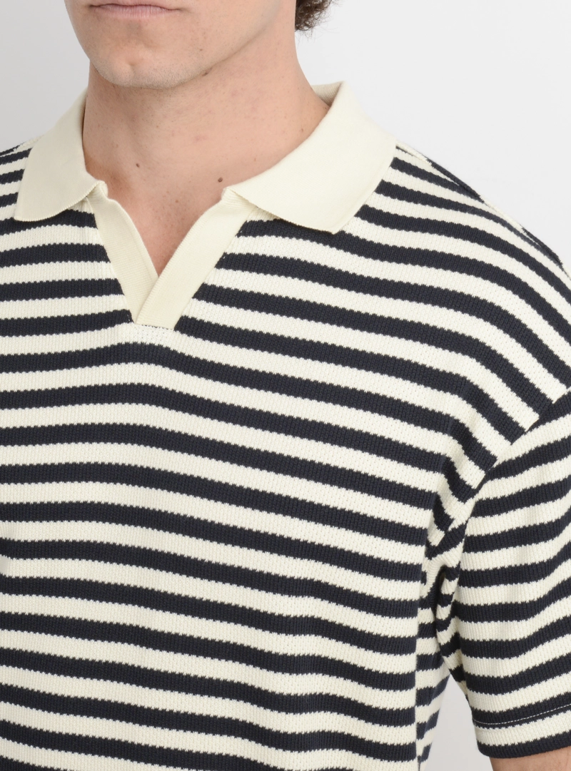 POLERA TEJIDA MANGA CORTA OG PREZLEY BEIGE CLARO - 5
