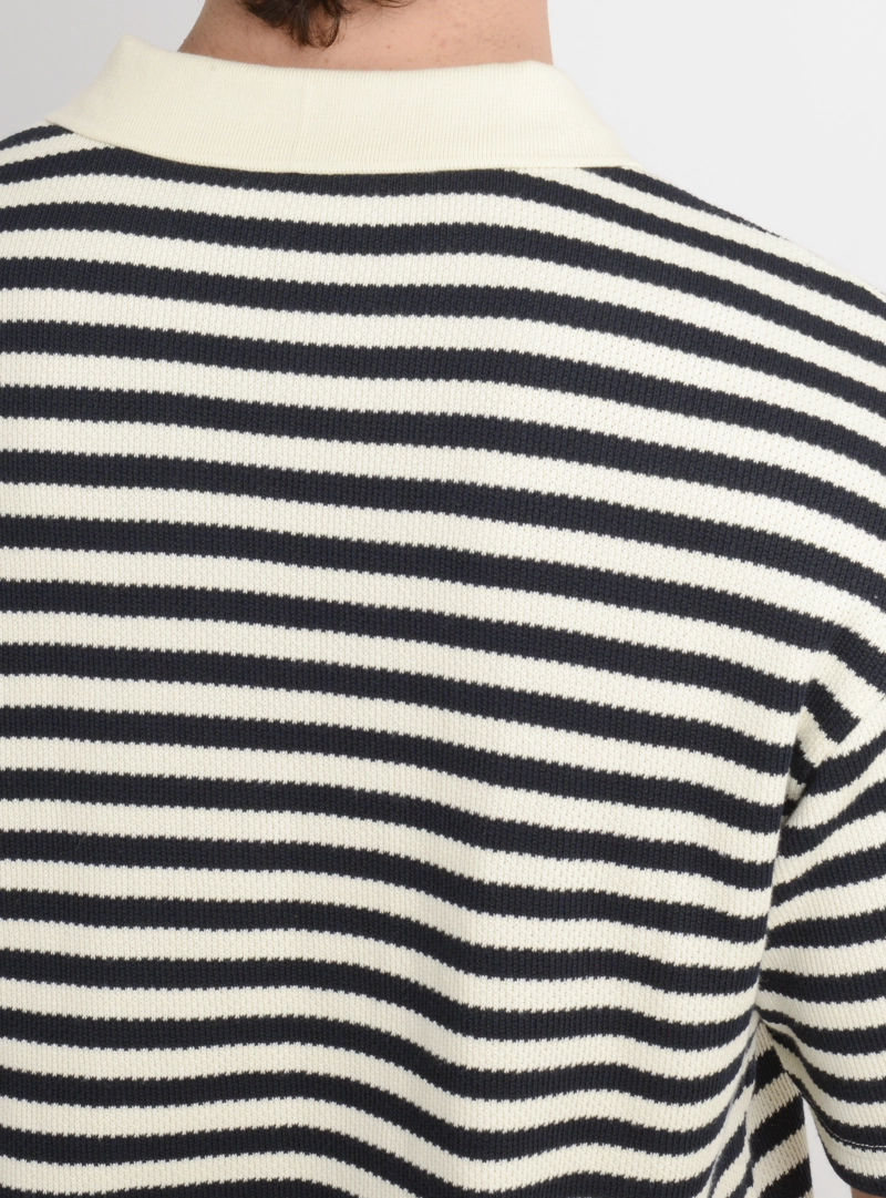 POLERA TEJIDA MANGA CORTA OG PREZLEY BEIGE CLARO - 6