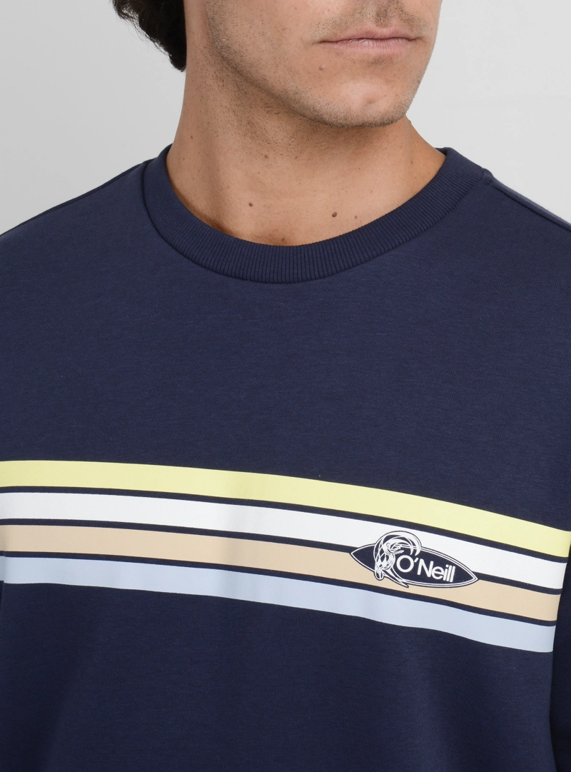 POLERON OG STRIPE CREW AZUL OSCURO - 5