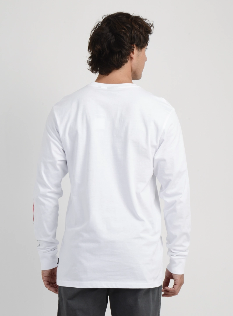 POLERA MANGA LARGA ESSENTIAL 90'S BLANCO - 2