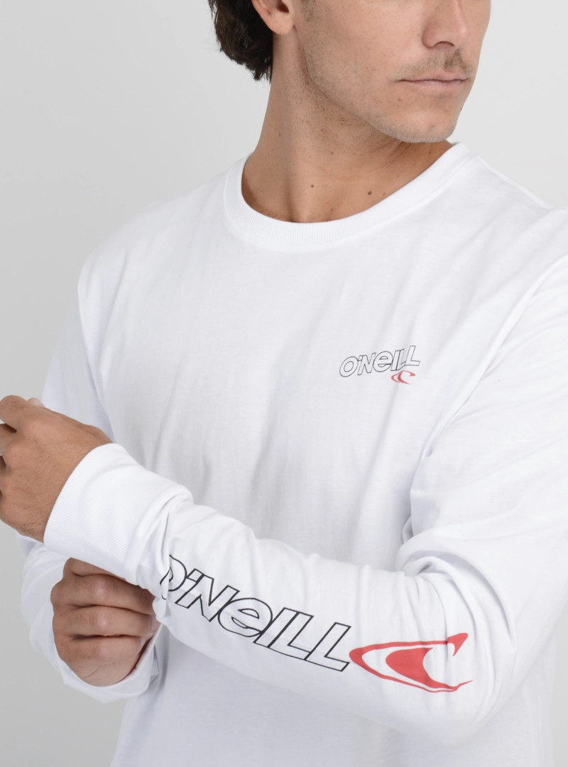 POLERA MANGA LARGA ESSENTIAL 90'S BLANCO - 5