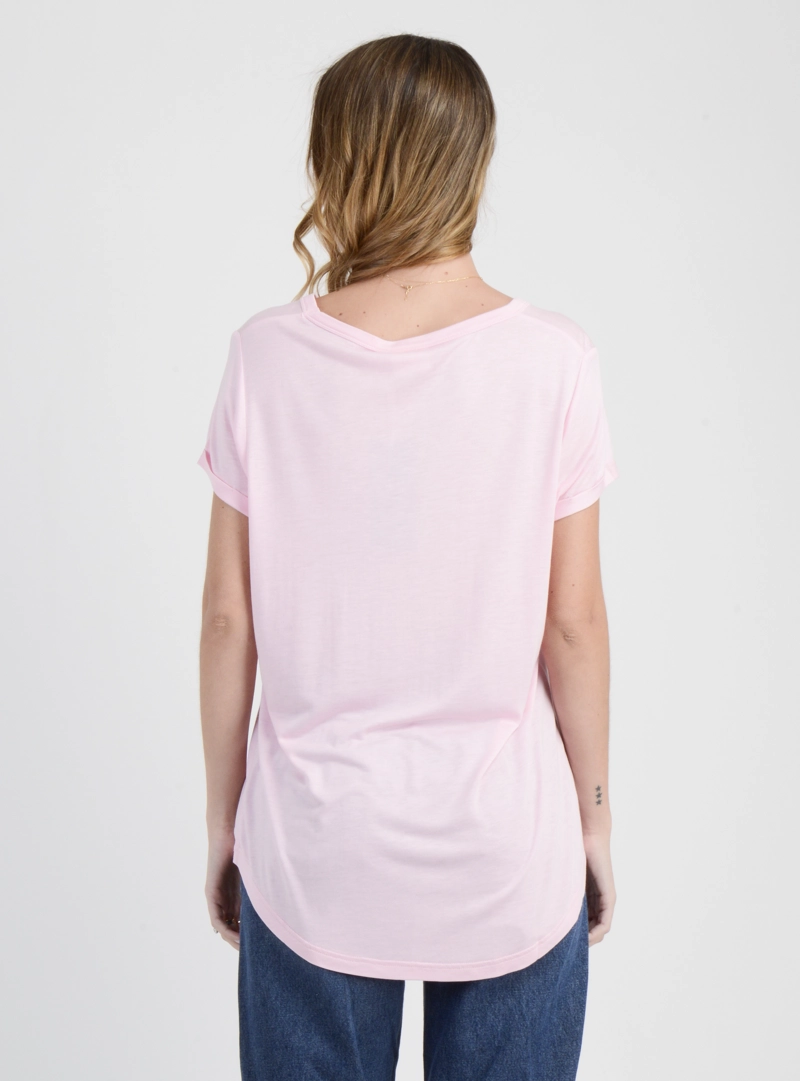 POLERA MANGA CORTA ESSENTIAL  ROSADO CLARO - 2