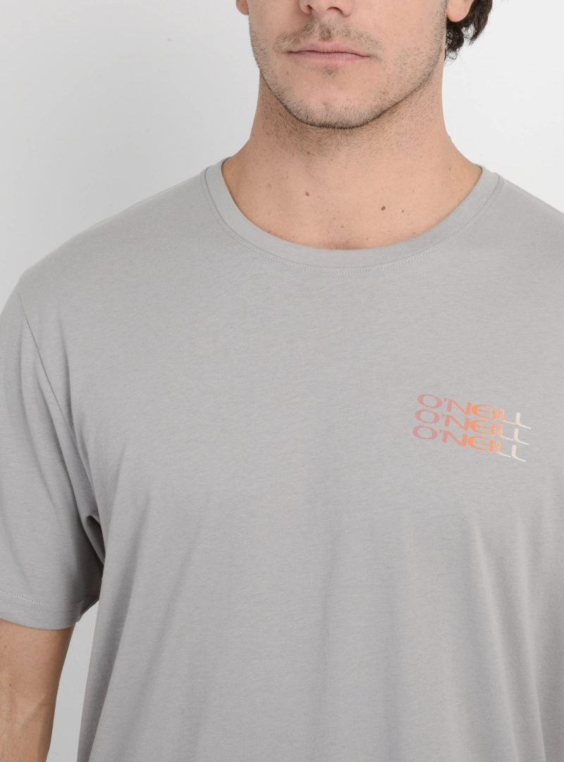 POLERA MANGA CORTA TRIPLE STACK  GRIS CLARO - 5