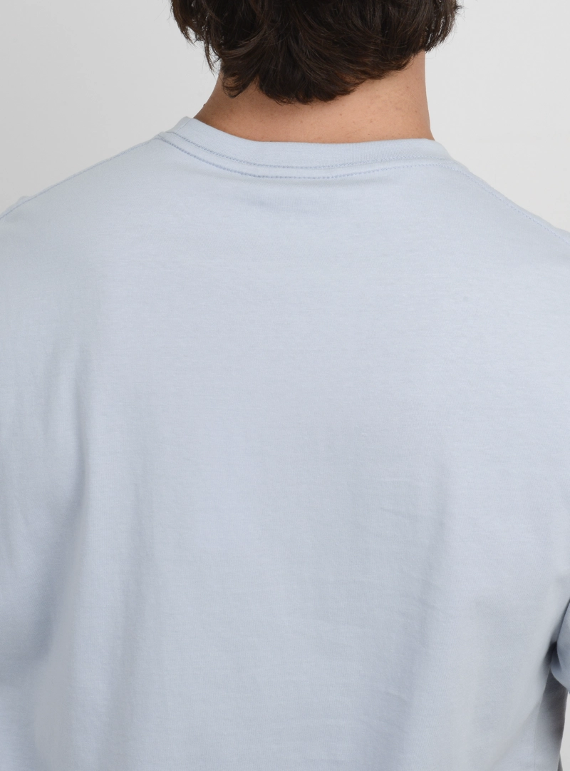 POLERA MANGA CORTA EAST CLIFF III AZUL CLARO - 6