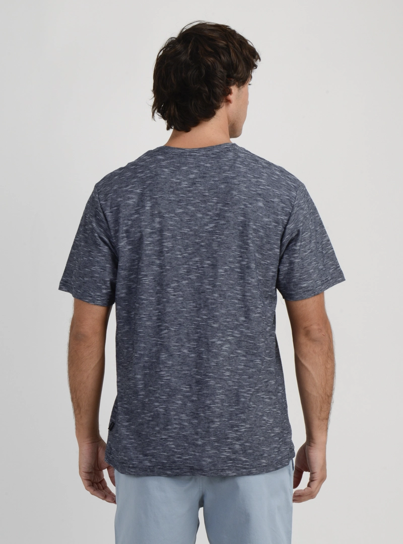 POLERA MANGA CORTA QUIVER II AZUL OSCURO - 2