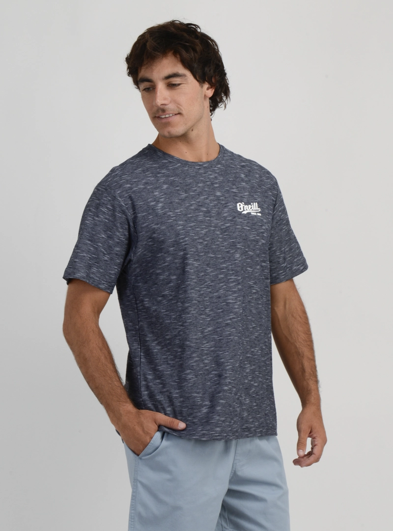 POLERA MANGA CORTA QUIVER II AZUL OSCURO - 4