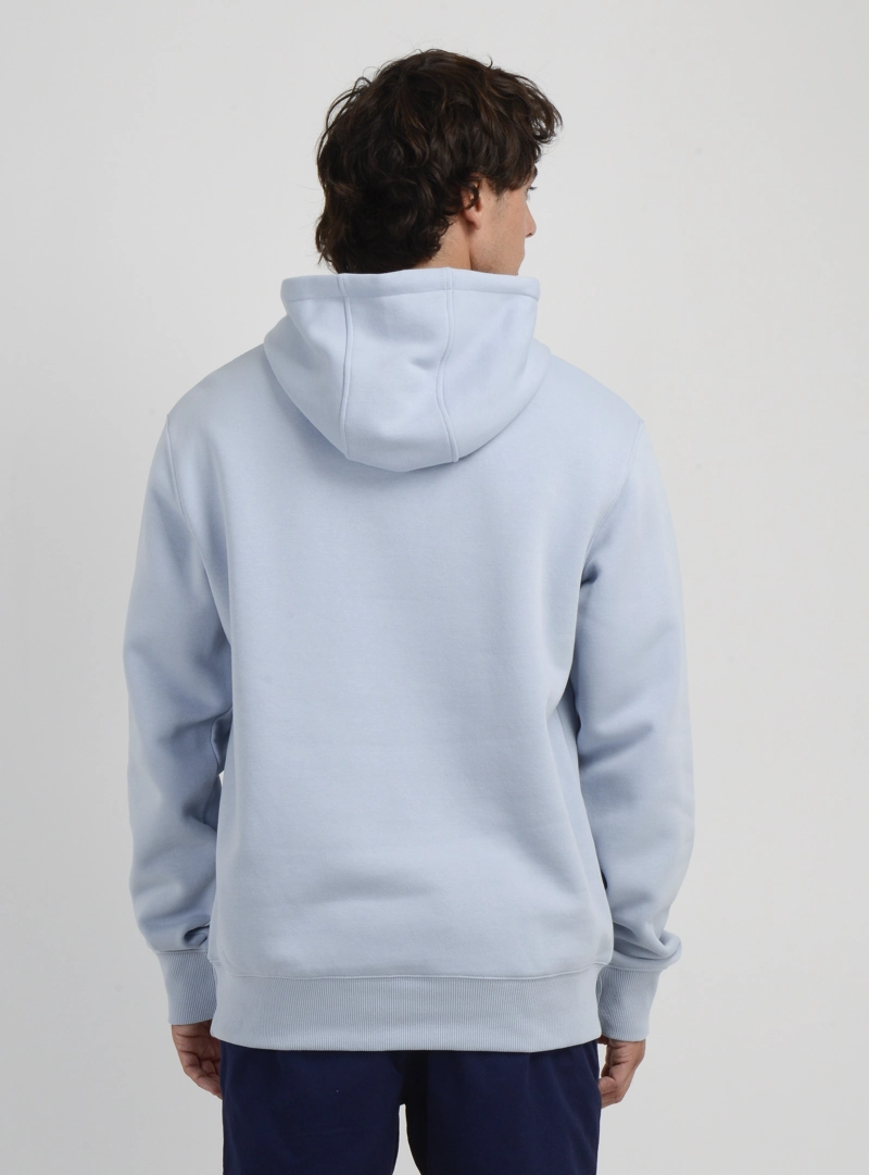 POLERON LOGO HOODIE II AZUL CLARO - 2