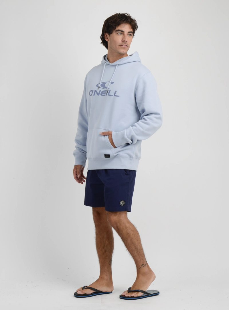 POLERON LOGO HOODIE II AZUL CLARO - 3