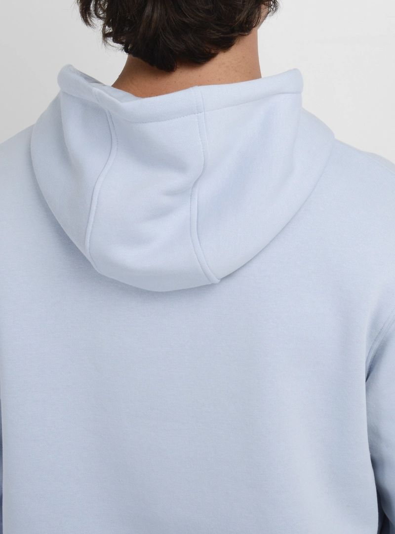 POLERON LOGO HOODIE II AZUL CLARO - 6