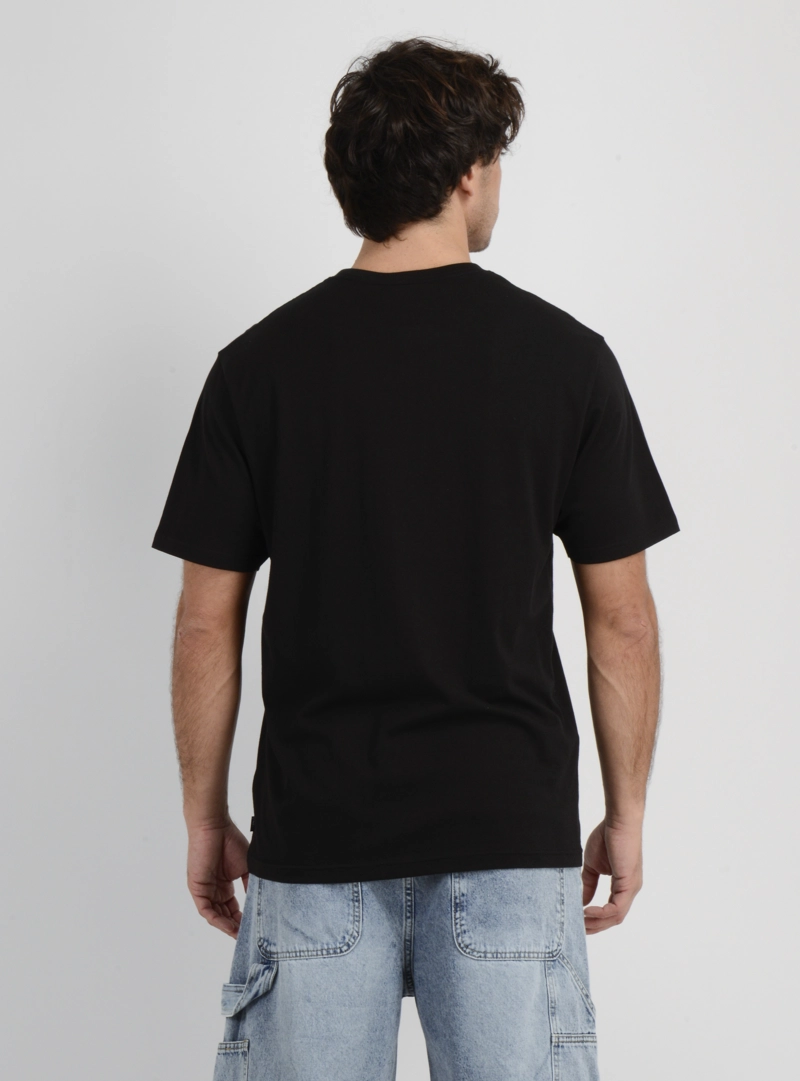 POLERA MANGA CORTA ESSENTIAL 90'S  NEGRO - 2