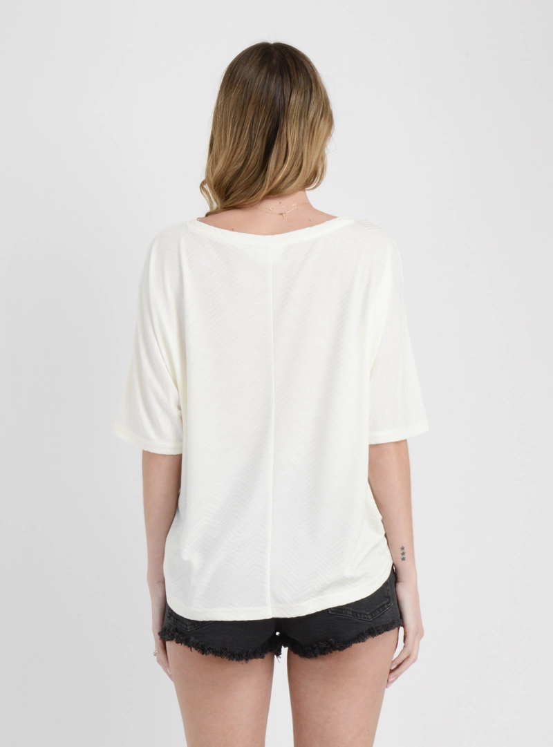 POLERA MANGA CORTA LINDY II BEIGE CLARO - 2