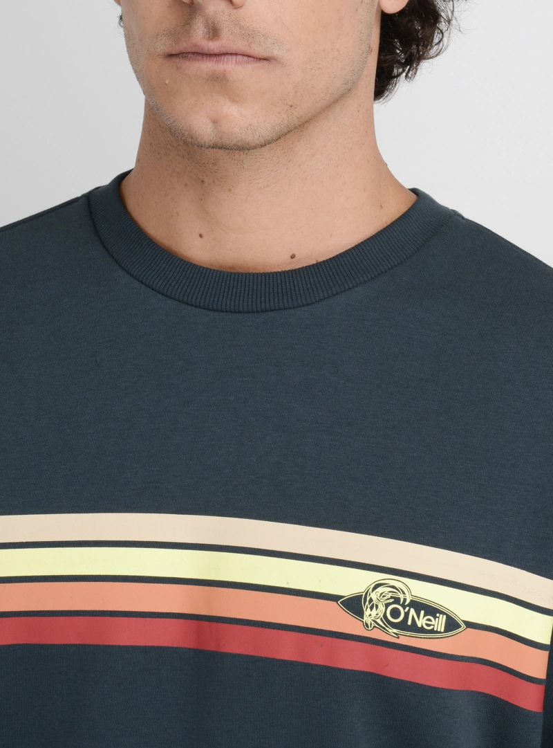 POLERON OG STRIPE CREW VERDE OSCURO - 5