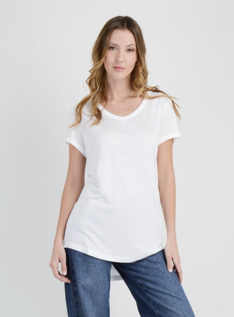 POLERA MANGA CORTA ESSENTIAL III BLANCO - 4