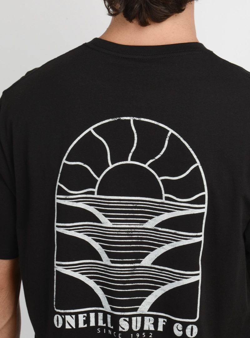 POLERA MANGA CORTA ARCH NEGRO - 6
