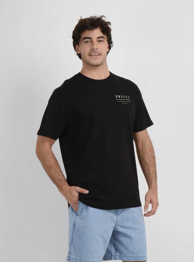 POLERA MANGA CORTA SURF SESH  NEGRO - 4