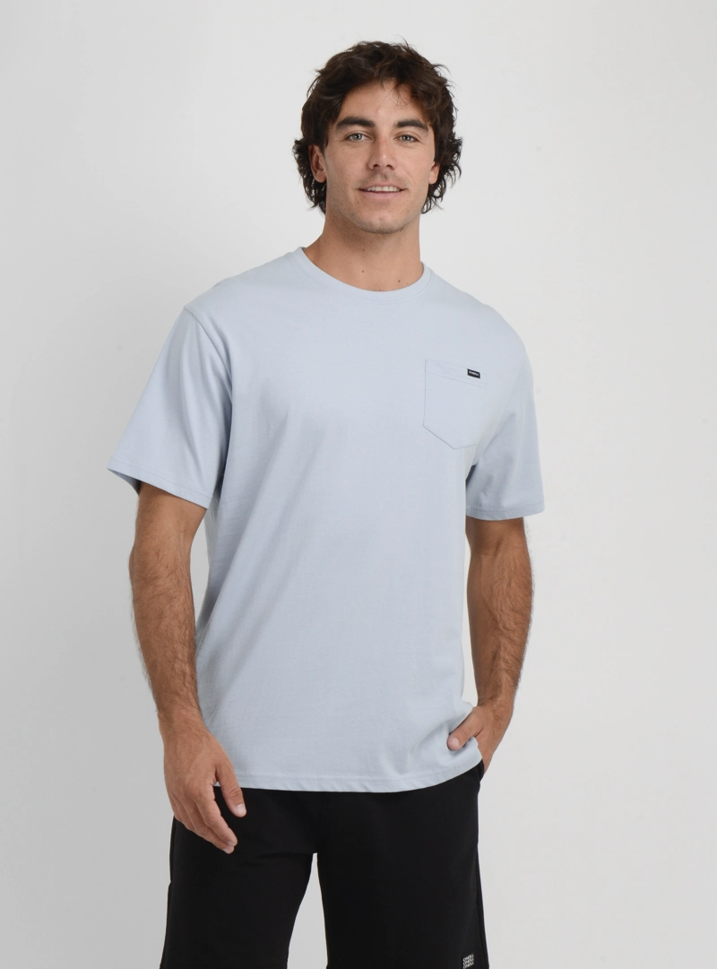 POLERA MANGA CORTA EAST CLIFF II AZUL CLARO - 1