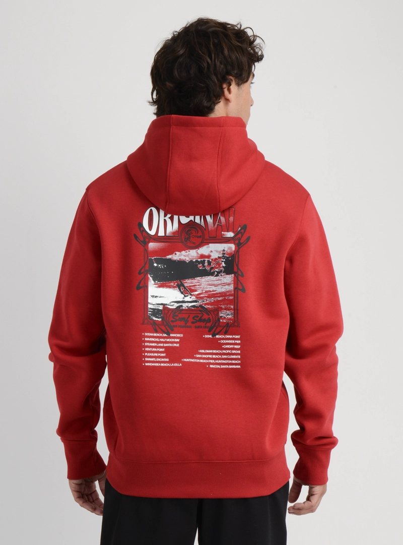 POLERON OG BEACH HOODIE  ROJO - 2