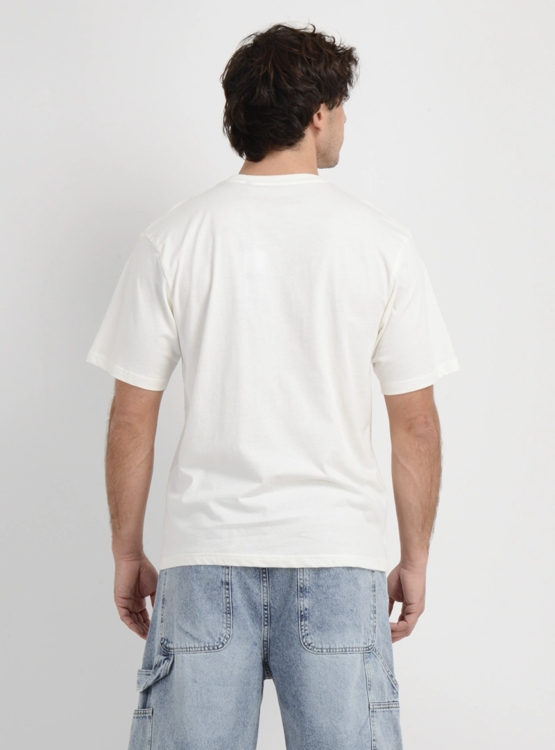 POLERA MANGA CORTA OG CIRCLE SURFER  BEIGE CLARO - 2