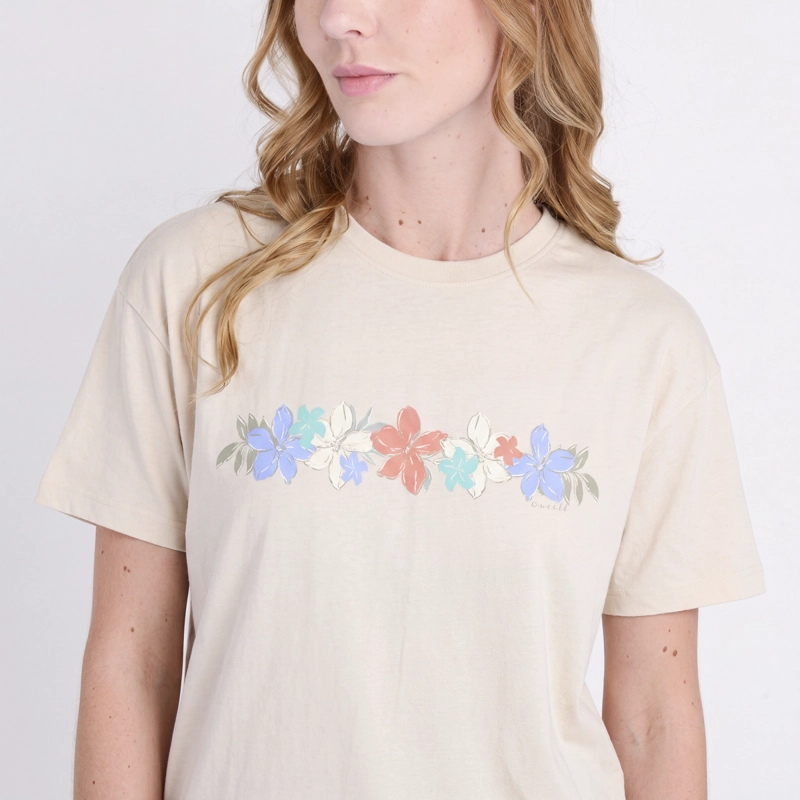 POLERA MANGA CORTA ROSALIE  BEIGE CLARO - 5