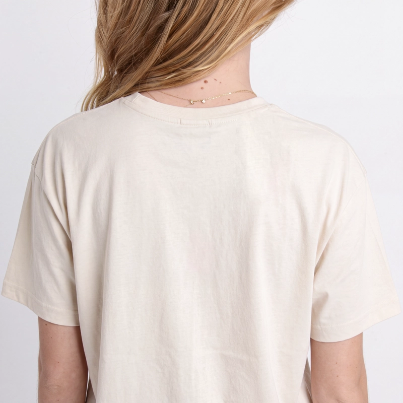 POLERA MANGA CORTA ROSALIE  BEIGE CLARO - 6