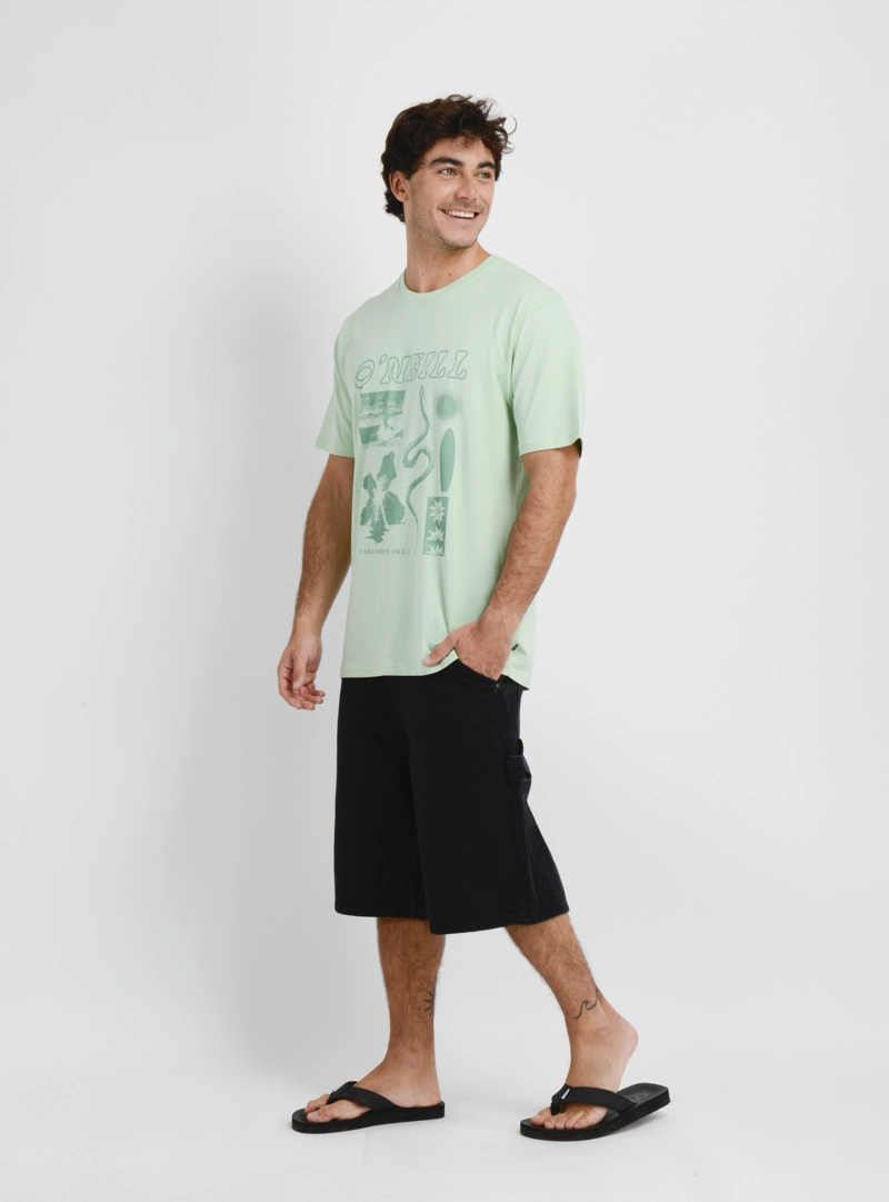 POLERA MANGA CORTA KITCHEN SINK  VERDE CLARO - 3