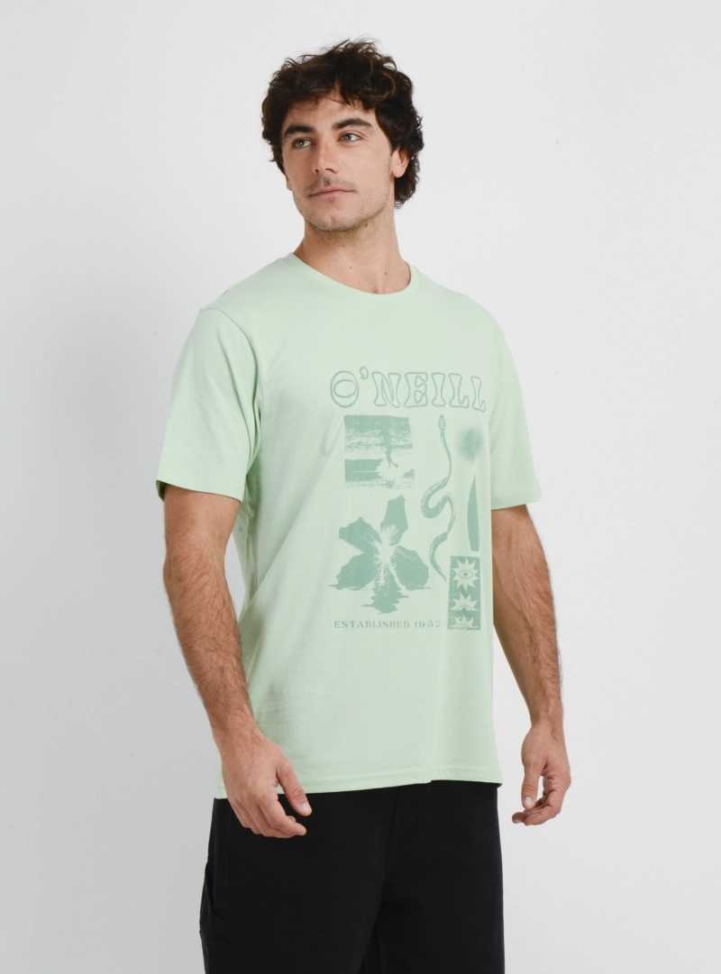 POLERA MANGA CORTA KITCHEN SINK  VERDE CLARO - 4