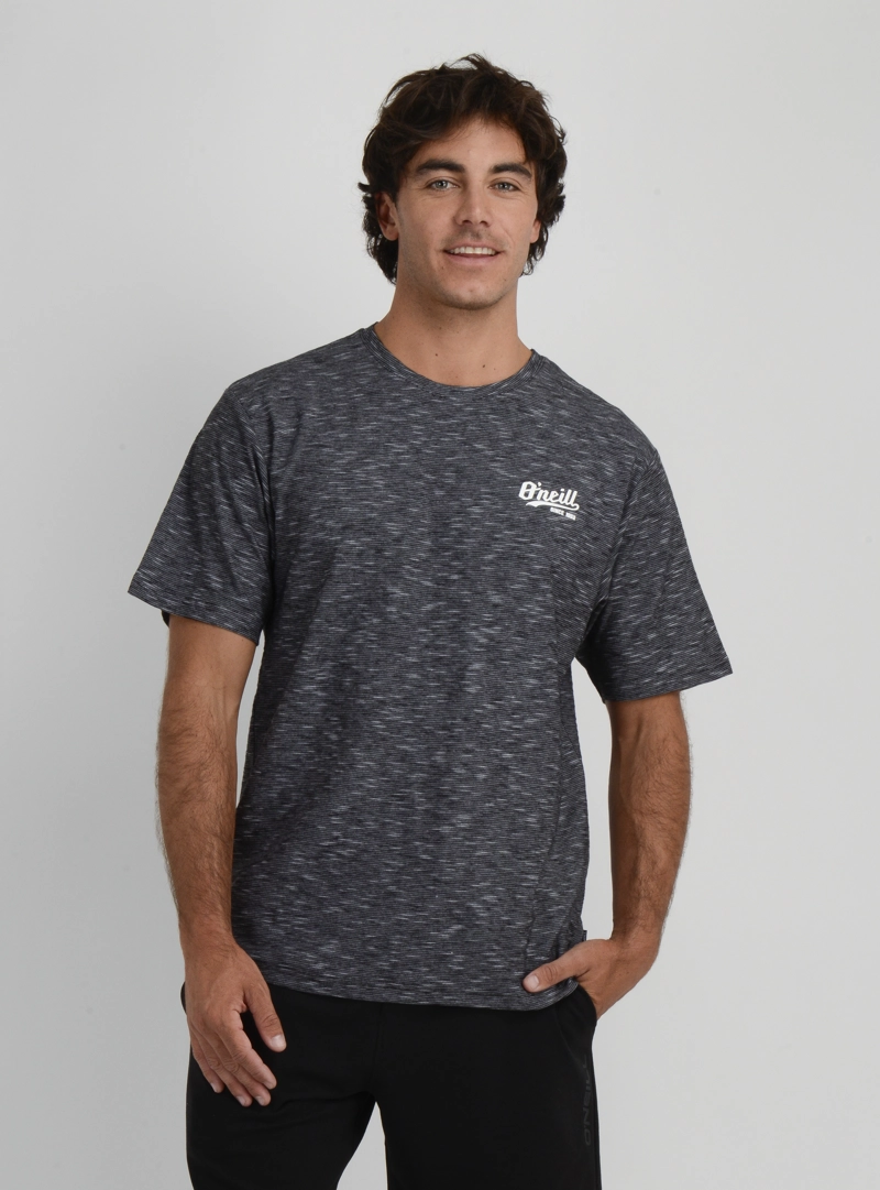 POLERA MANGA CORTA QUIVER II NEGRO - 1