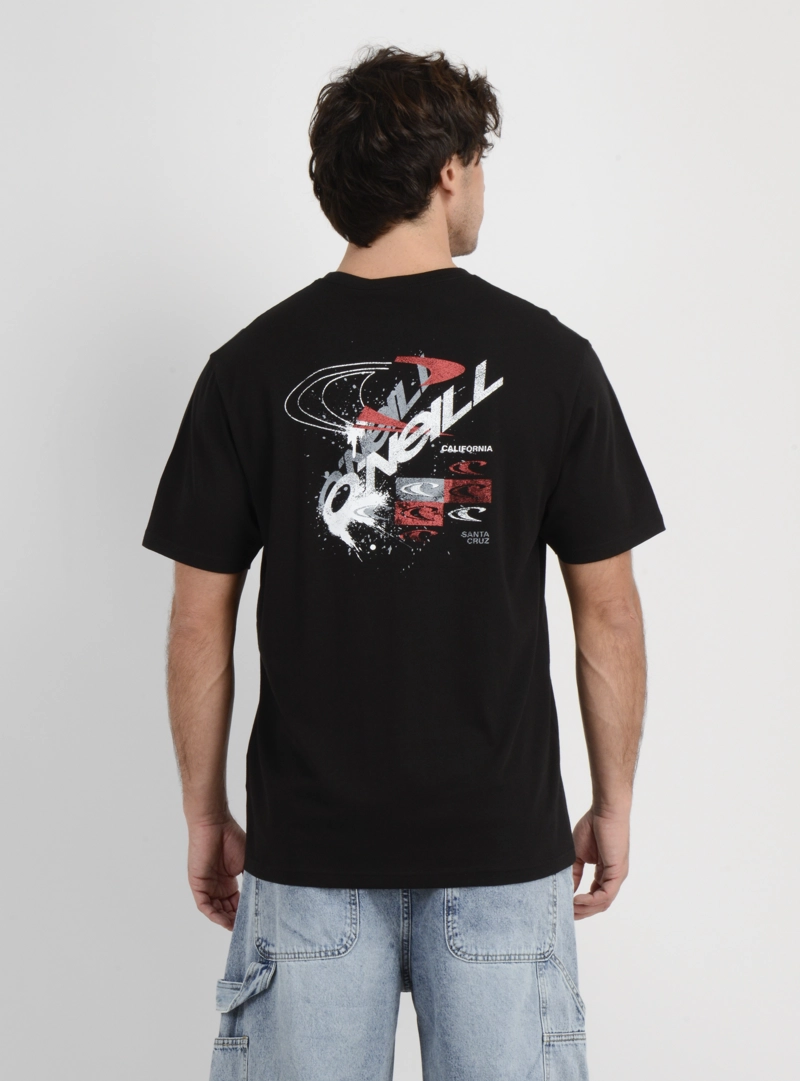 POLERA MANGA CORTA ART 90'S NEGRO - 2