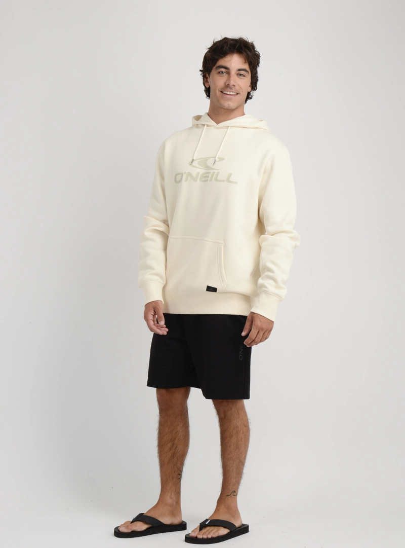 POLERON LOGO HOODIE II BEIGE CLARO - 3