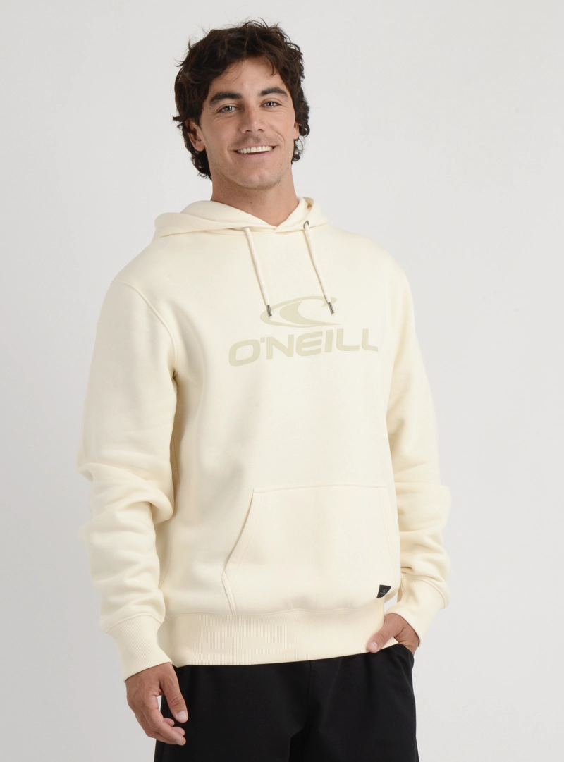POLERON LOGO HOODIE II BEIGE CLARO - 4
