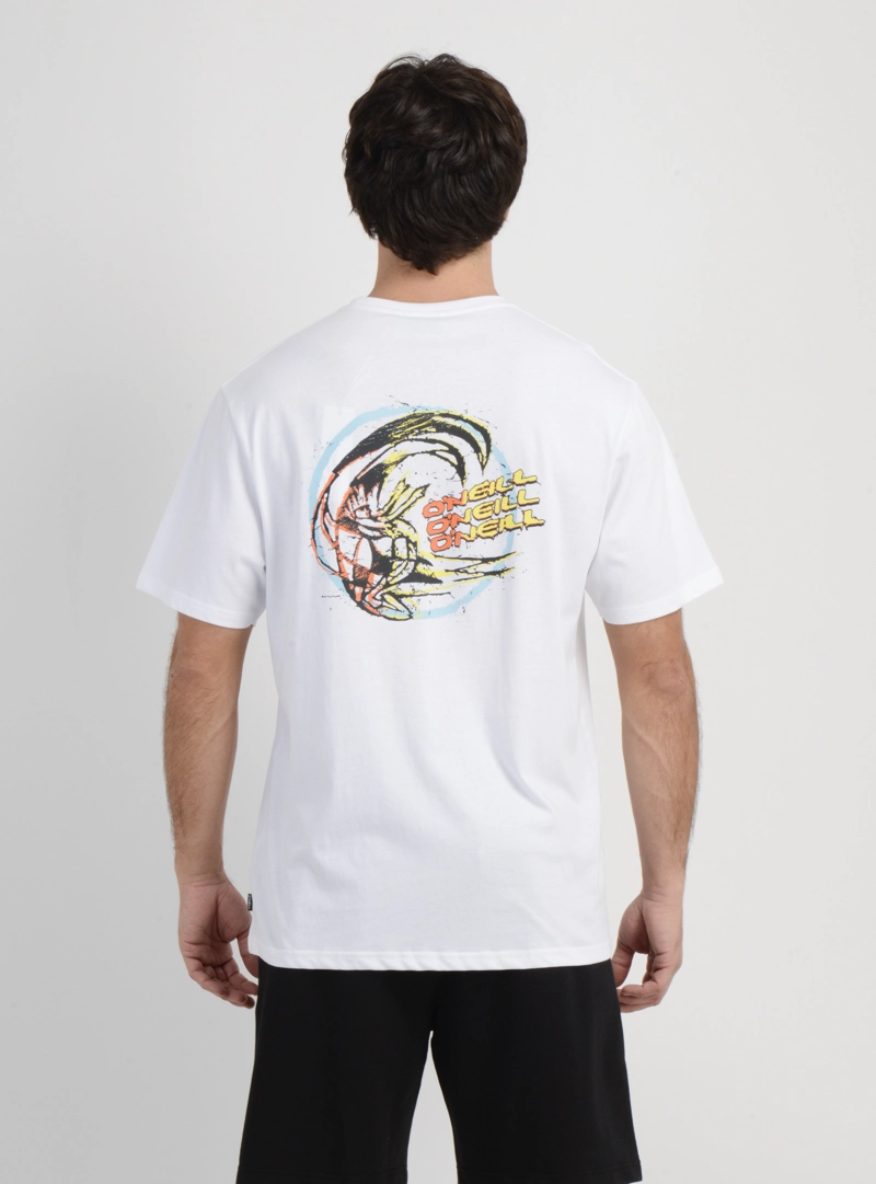 POLERA MANGA CORTA CIRCLE FREAK  BLANCO - 2