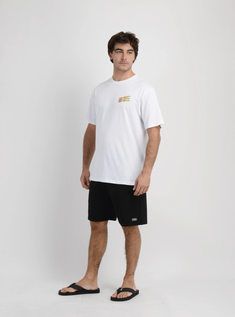 POLERA MANGA CORTA CIRCLE FREAK  BLANCO - 3