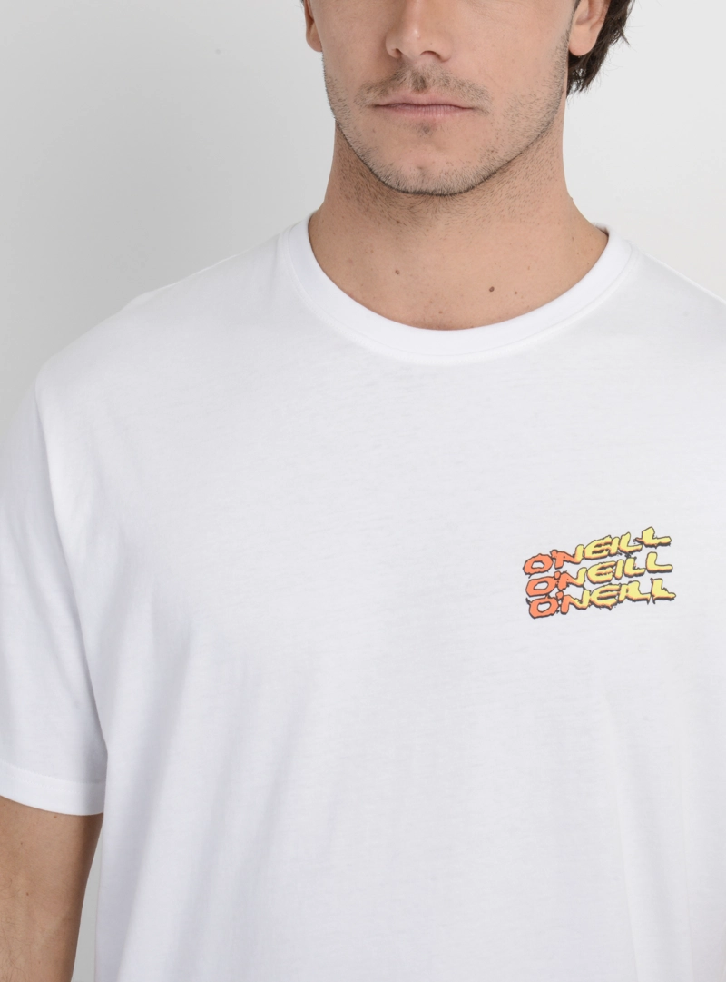 POLERA MANGA CORTA CIRCLE FREAK  BLANCO - 5