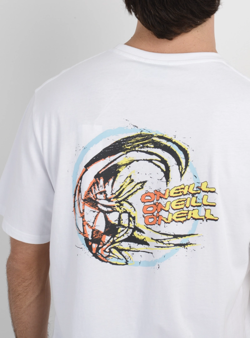 POLERA MANGA CORTA CIRCLE FREAK  BLANCO - 6