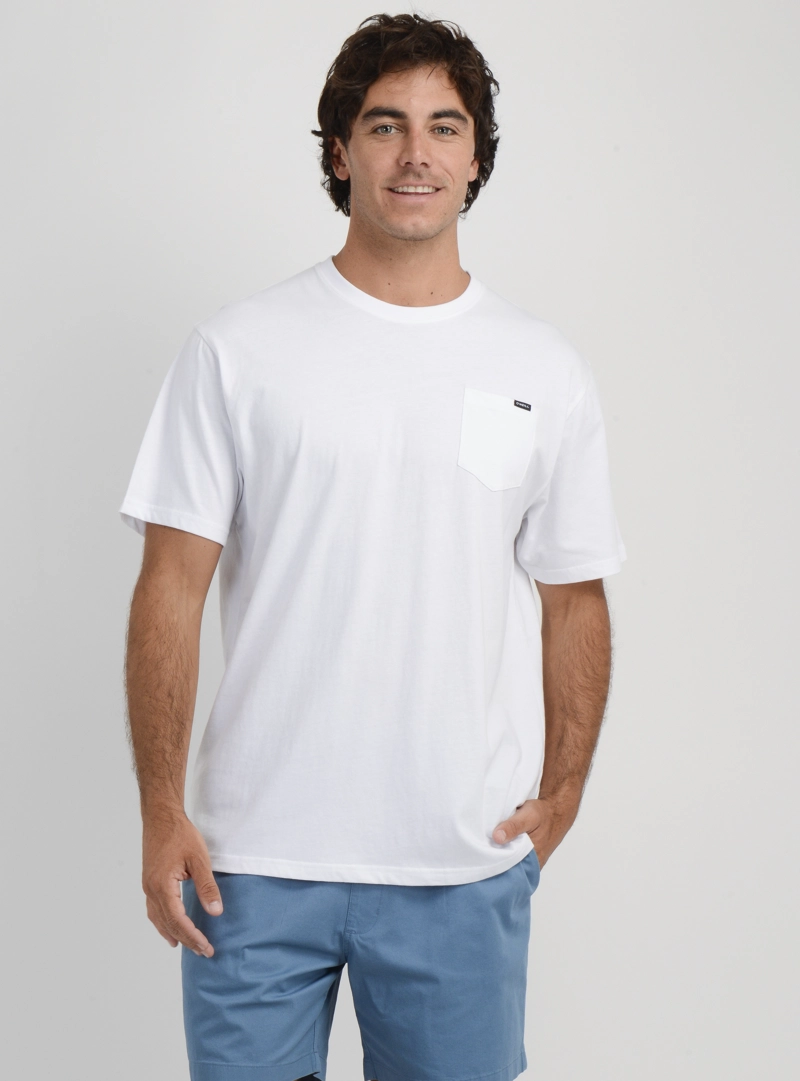 POLERA MANGA CORTA EAST CLIFF II BLANCO - 1