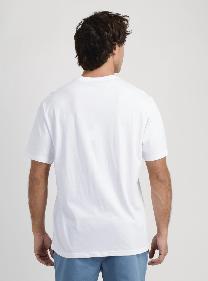 POLERA MANGA CORTA EAST CLIFF II BLANCO - 3