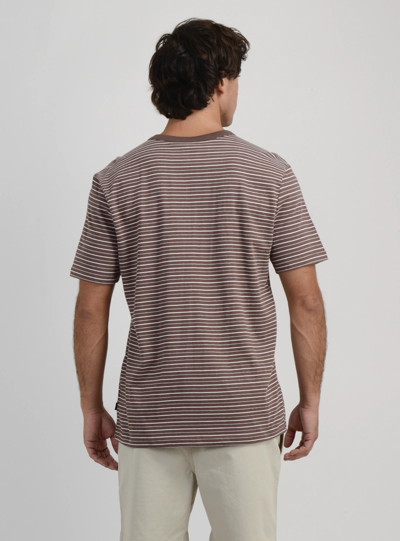 POLERA MANGA CORTA BROCKTON II CAFE OSCURO - 2