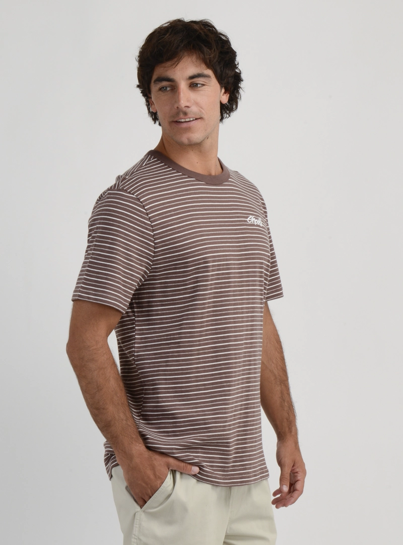 POLERA MANGA CORTA BROCKTON II CAFE OSCURO - 4