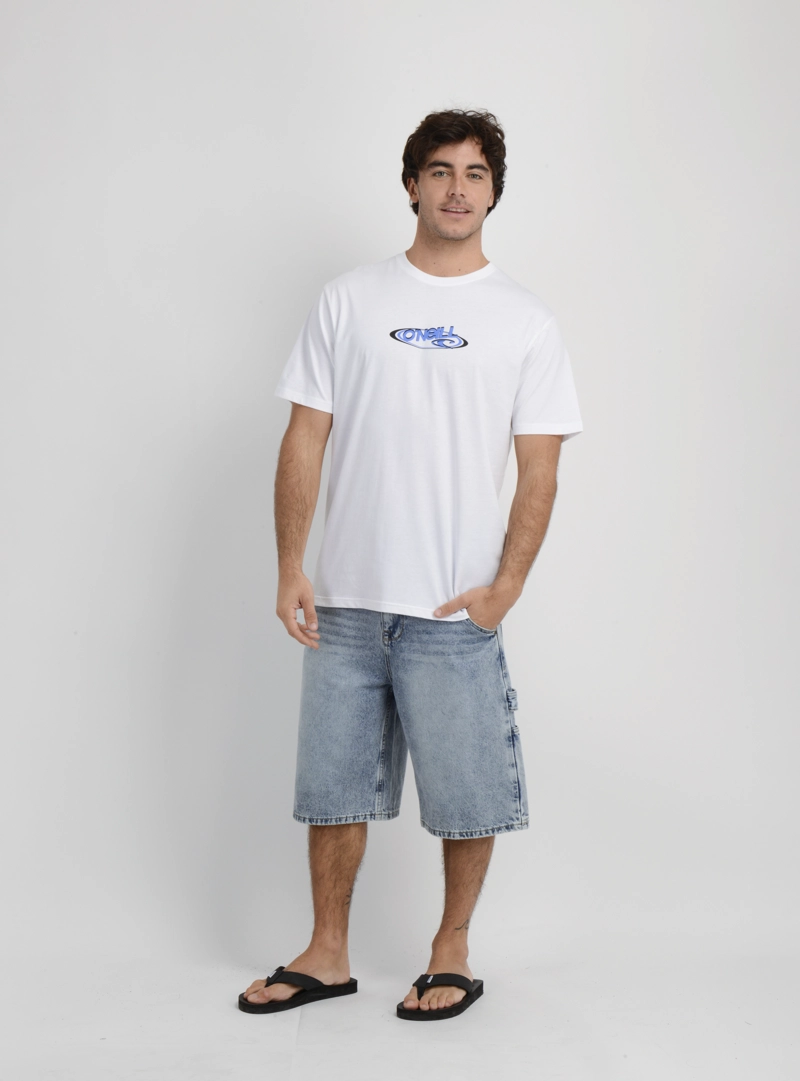 POLERA MANGA CORTA BOARD 90'S BLANCO - 3