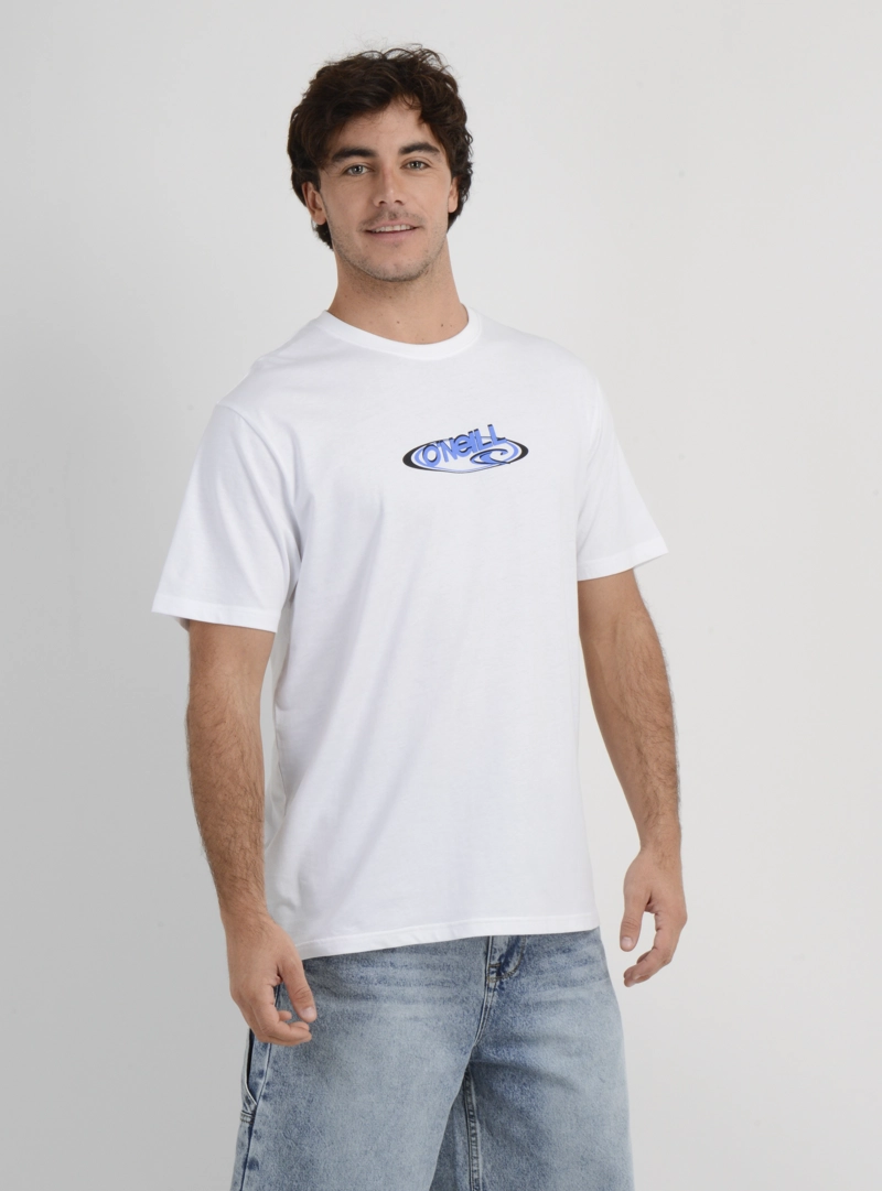 POLERA MANGA CORTA BOARD 90'S BLANCO - 4