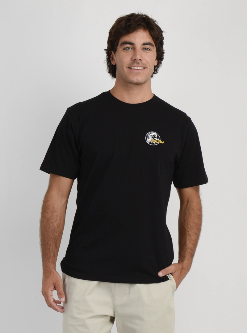 POLERA MANGA CORTA OG 7O'S  NEGRO - 1
