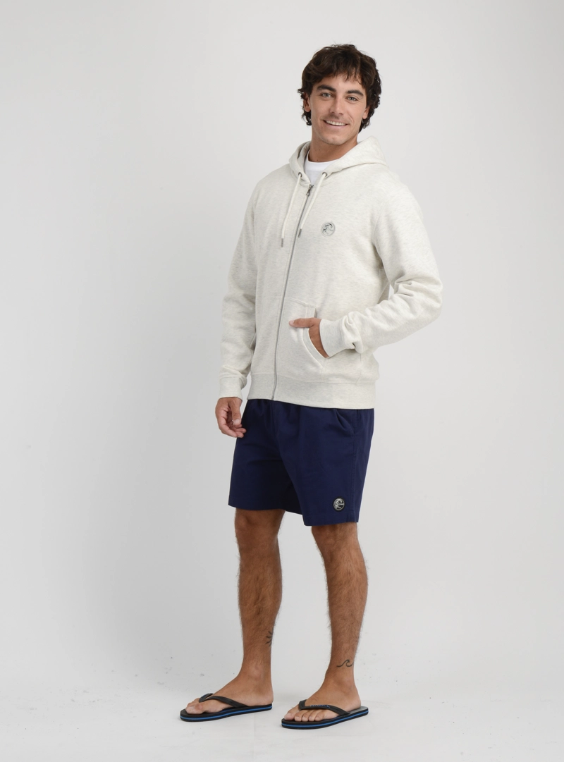 POLERON OG BADGE HOODIE  BEIGE CLARO - 3
