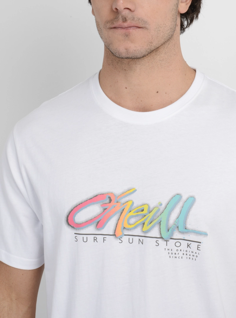 POLERA MANGA CORTA KEYS FL  BLANCO - 5
