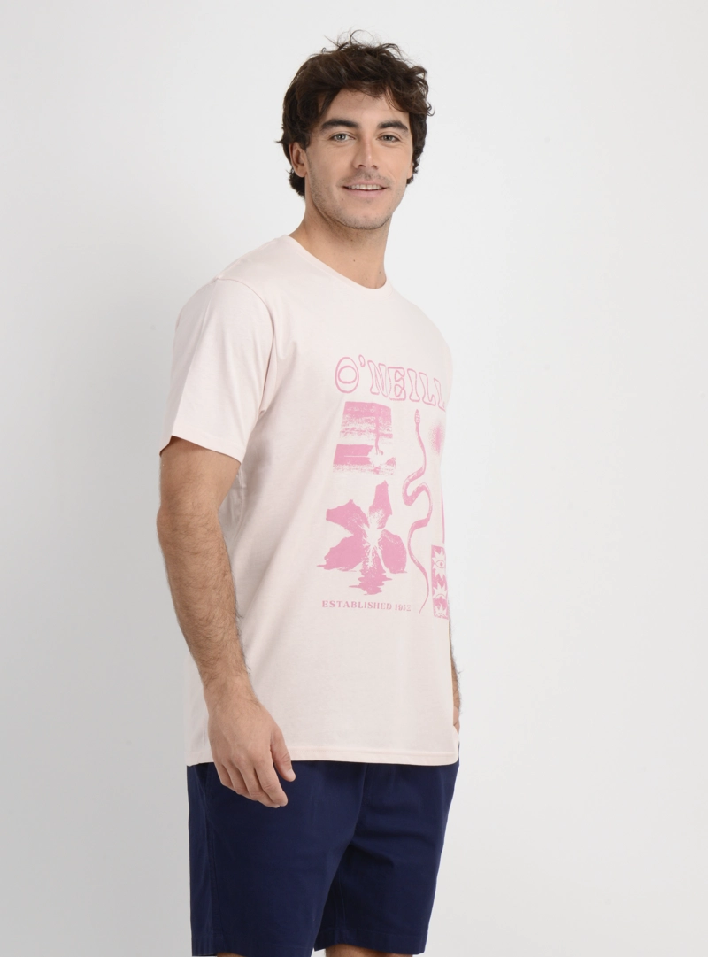POLERA MANGA CORTA KITCHEN SINK  ROSADO CLARO - 4