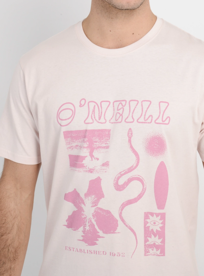 POLERA MANGA CORTA KITCHEN SINK  ROSADO CLARO - 5