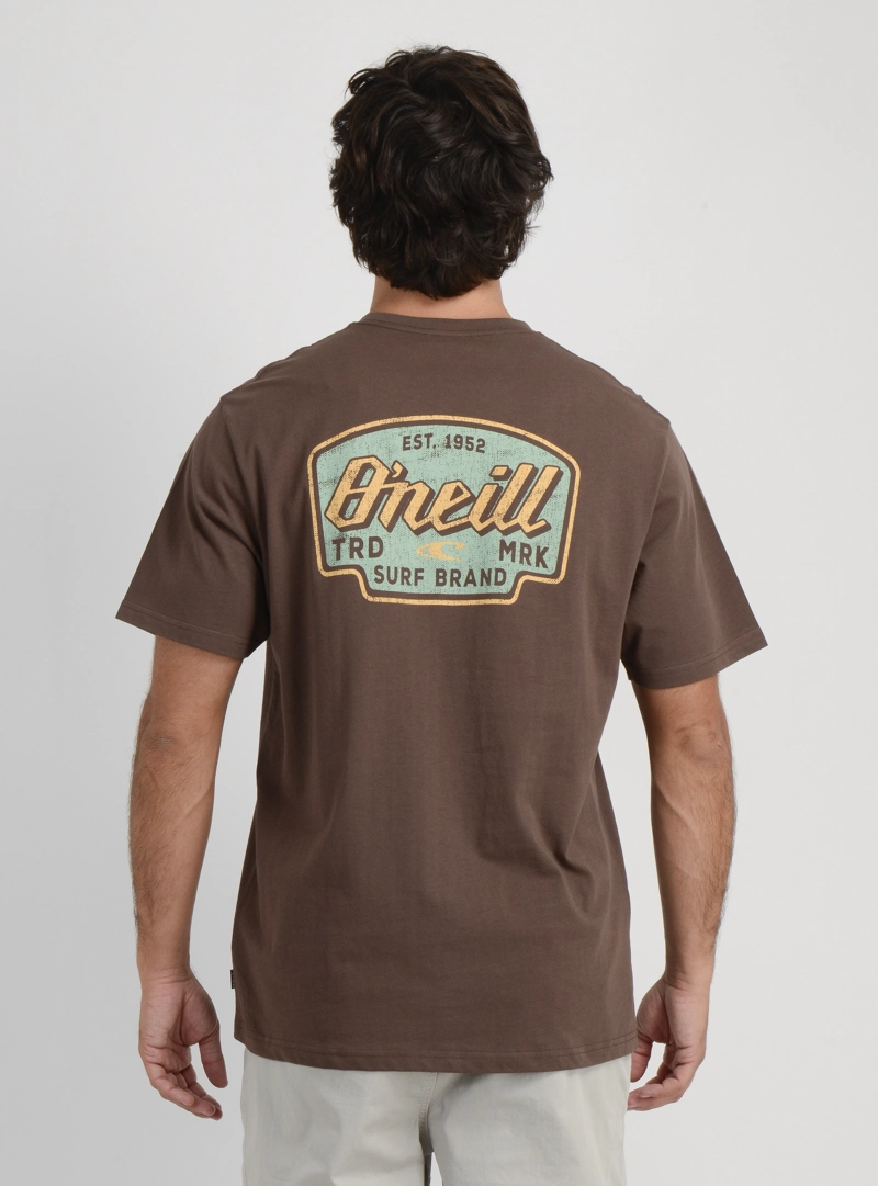 POLERA MANGA CORTA LOCK SMITH  CAFE  OSCURO - 2