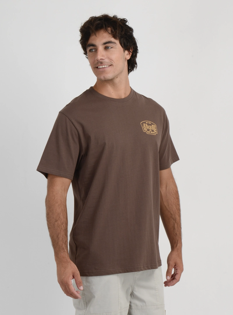 POLERA MANGA CORTA LOCK SMITH  CAFE  OSCURO - 4