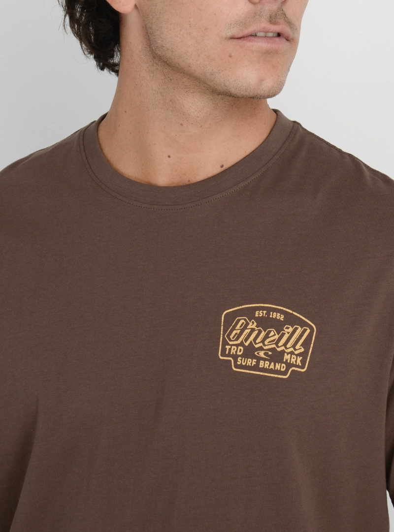 POLERA MANGA CORTA LOCK SMITH  CAFE  OSCURO - 5